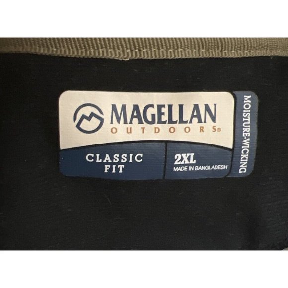 New $35 Magellan Hickory Canyon 1/4 Zip Timber Wolf Heather Fleece Lined Jacket - Picture 5 of 7